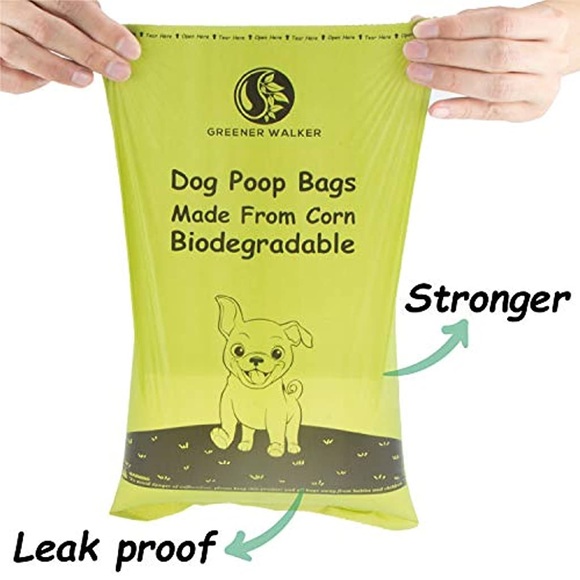 Dog Waste Keychain Poop Bag Carrier Holder Plus 1 Roll Greener Walker Bags - Picture 9 of 12